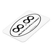 Unendlichkeit Punkt Unendlichkeit Decal Magnet (Linke Seite)