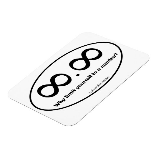 Unendlichkeit Punkt Unendlichkeit Decal Magnet (Linke Seite)