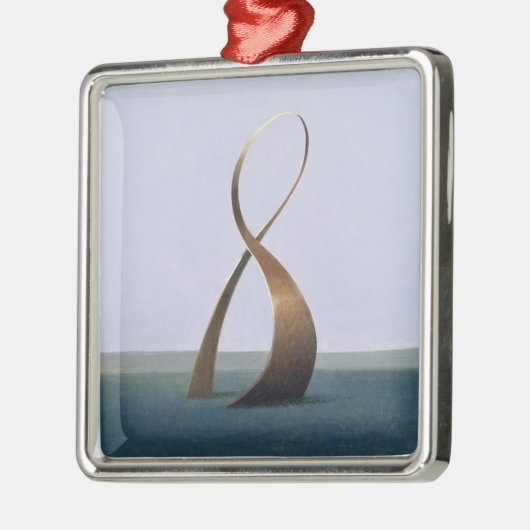 Unendlichkeit Silbernes Ornament (Links)