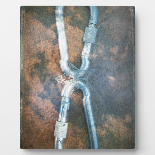 Unendlichkeit Silberstern Fotoplatte (Vorderseite)