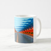 Unendlichkeit Straße Kaffeetasse (VorderseiteRechts)