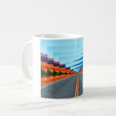 Unendlichkeit Straße Kaffeetasse (Vorderseite Links)