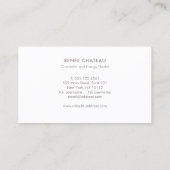 Unendlichkeit Symbol Heilkunst Visitenkarte (Rückseite)