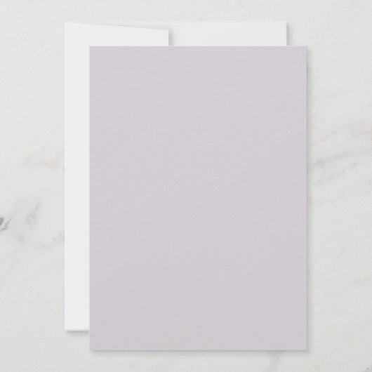 Unendlichkeit Symbol Lilac Lavender Minimalistisch Einladung (Rückseite)
