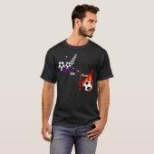 Unendlichkeit u. Flammen-T-Shirt T-Shirt (Vorne ganz)