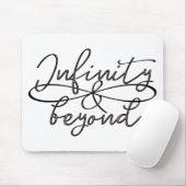 Unendlichkeit u. über endlosem Liebepaare Typo Mousepad (Mit Mouse)