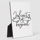 Unendlichkeit und jenseits von endlosen Liebe Paar Fotoplatte (Seite)