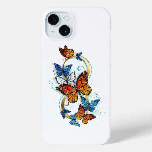 Unendlichkeit von Monarchfalter Case-Mate iPhone Hülle (Rückseite)