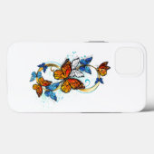 Unendlichkeit von Monarchfalter Case-Mate iPhone Hülle (Rückseite (Horizontal))
