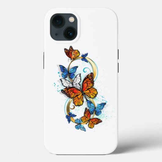 Unendlichkeit von Monarchfalter Case-Mate iPhone Hülle (Rückseite)