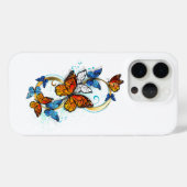 Unendlichkeit von Monarchfalter Case-Mate iPhone Hülle (Rückseite (Horizontal))