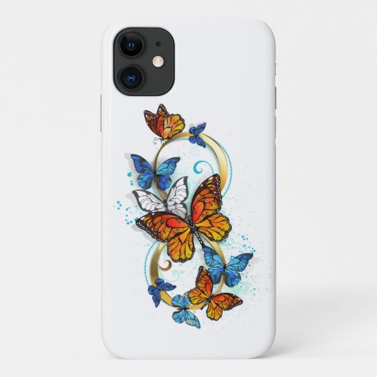 Unendlichkeit von Monarchfalter Case-Mate iPhone Hülle (Rückseite)