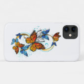 Unendlichkeit von Monarchfalter Case-Mate iPhone Hülle (Rückseite (Horizontal))