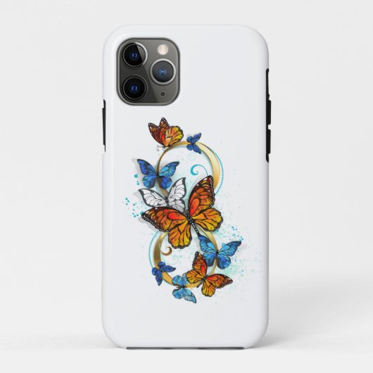 Unendlichkeit von Monarchfalter Case-Mate iPhone Hülle (Rückseite)