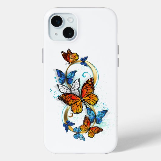 Unendlichkeit von Monarchfalter Case-Mate iPhone Hülle (Rückseite)
