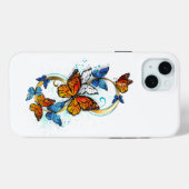 Unendlichkeit von Monarchfalter Case-Mate iPhone Hülle (Rückseite (Horizontal))