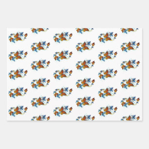 Unendlichkeit von Monarchfalter Geschenkpapier Set