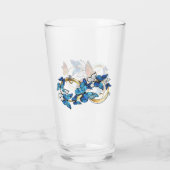 Unendlichkeit von Monarchfalter Glas (Rückseite)