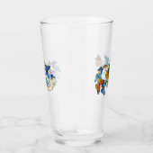 Unendlichkeit von Monarchfalter Glas (Rechts)