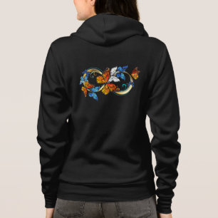 Unendlichkeit von Monarchfalter Hoodie