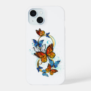 Unendlichkeit von Monarchfalter iPhone 15 Hülle