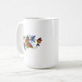 Unendlichkeit von Monarchfalter Kaffeetasse (Vorderseite Links)