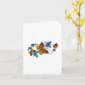 Unendlichkeit von Monarchfalter Karte (Gelbe Blume)