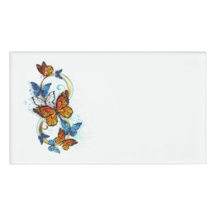 Unendlichkeit von Monarchfalter Namenschild