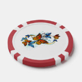 Unendlichkeit von Monarchfalter Pokerchips (Einzeln)