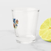 Unendlichkeit von Monarchfalter Schnapsglas (Rechts)