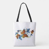 Unendlichkeit von Monarchfalter Tasche (Rückseite)