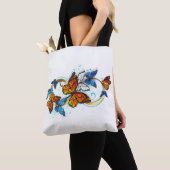 Unendlichkeit von Monarchfalter Tasche (Von Nahem)