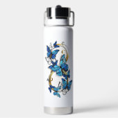 Unendlichkeit von Monarchfalter Trinkflasche (Hinten)