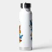 Unendlichkeit von Monarchfalter Trinkflasche (Links)