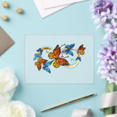 Unendlichkeit von Monarchfaltern Acryleinladungen (In Situ (Hochzeit))