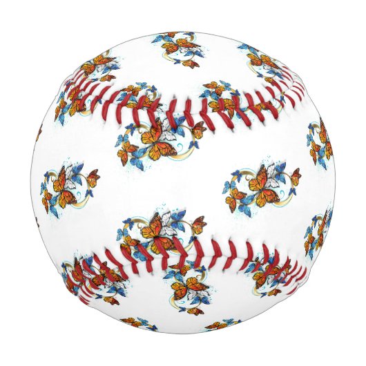 Unendlichkeit von Monarchfaltern Baseball (Vorderseite)