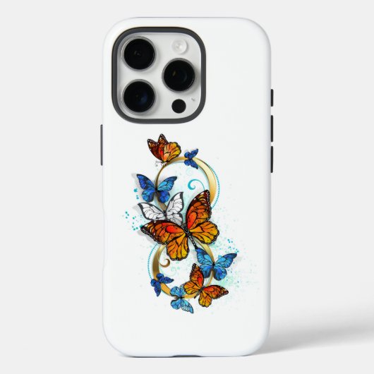 Unendlichkeit von Monarchfaltern Case-Mate iPhone Hülle (Rückseite)
