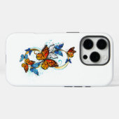 Unendlichkeit von Monarchfaltern Case-Mate iPhone Hülle (Rückseite (Horizontal))