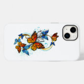 Unendlichkeit von Monarchfaltern Case-Mate iPhone Hülle (Rückseite (Horizontal))