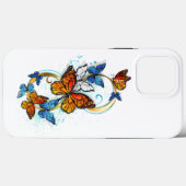 Unendlichkeit von Monarchfaltern Case-Mate iPhone Hülle (Rückseite (Horizontal))