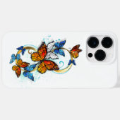 Unendlichkeit von Monarchfaltern Case-Mate iPhone Hülle (Rückseite (Horizontal))