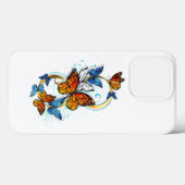 Unendlichkeit von Monarchfaltern Case-Mate iPhone Hülle (Rückseite (Horizontal))