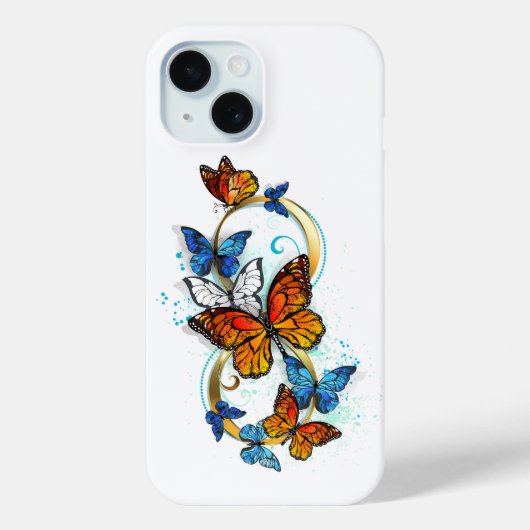 Unendlichkeit von Monarchfaltern Case-Mate iPhone Hülle (Rückseite)