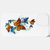 Unendlichkeit von Monarchfaltern Case-Mate iPhone Hülle (Rückseite (Horizontal))