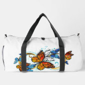 Unendlichkeit von Monarchfaltern Duffle Bag (Rückseite)