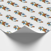 Unendlichkeit von Monarchfaltern Geschenkpapier (Ecke)