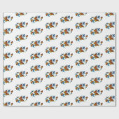 Unendlichkeit von Monarchfaltern Geschenkpapier (Flach)