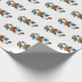 Unendlichkeit von Monarchfaltern Geschenkpapier (Ecke)