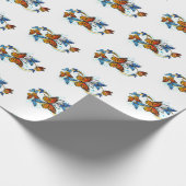 Unendlichkeit von Monarchfaltern Geschenkpapier (Ecke)