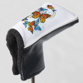 Unendlichkeit von Monarchfaltern Golf Headcover (3/4 Vorderseite)